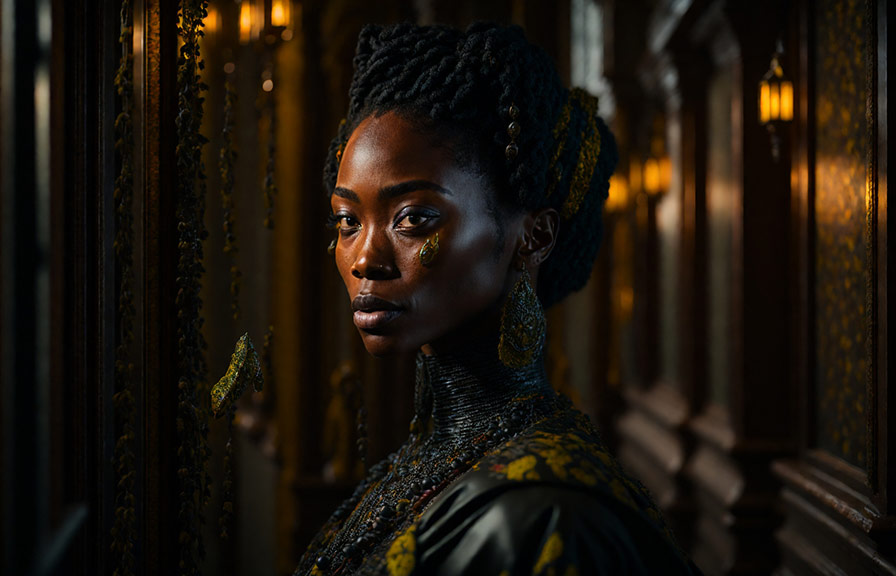 Person using AI-assisted composition to capture a photograph