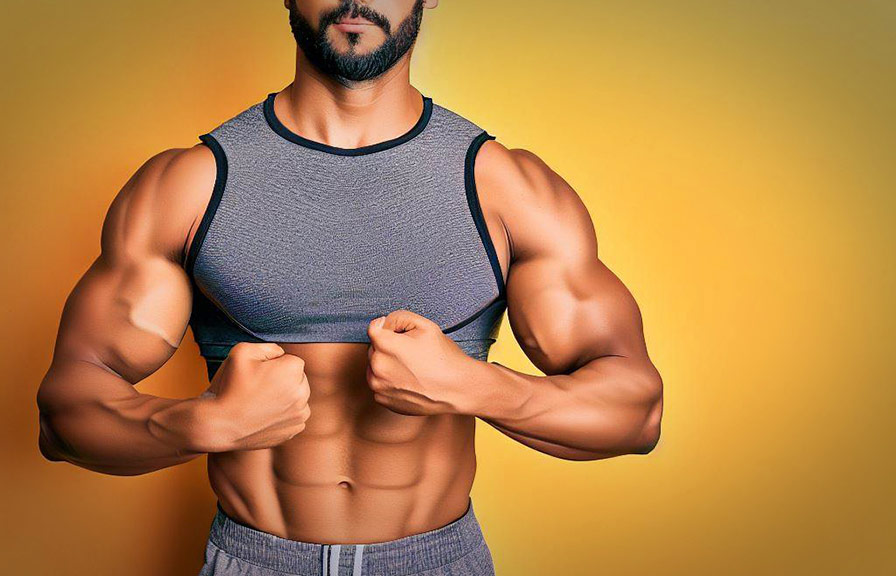 Beautified body shape using photo retouching techniques