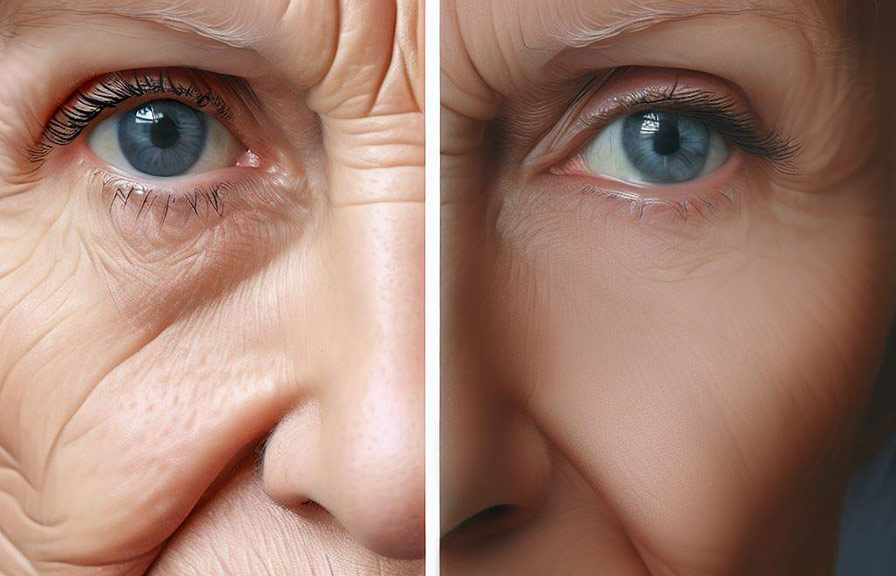 How to reduce age and remove wrinkles in your photo