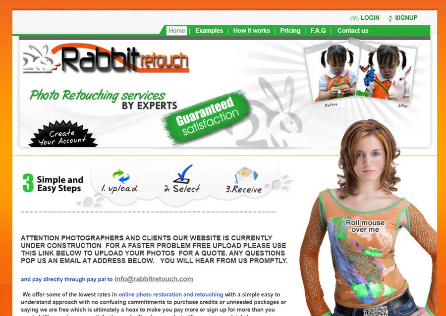 rabbit retouch service photo retouching