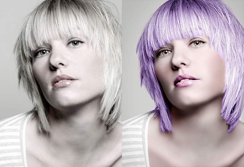 Makeup photo retouch service and hair editing