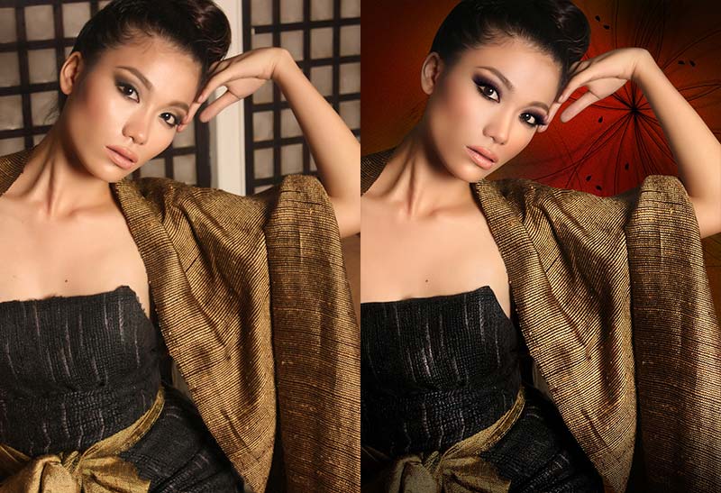 Highend photo retouching and photo make up service