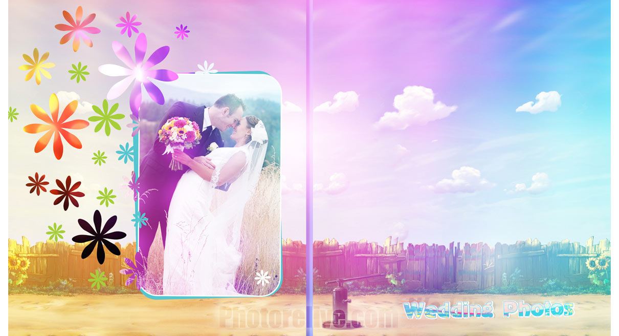 touchup wedding photos album design service