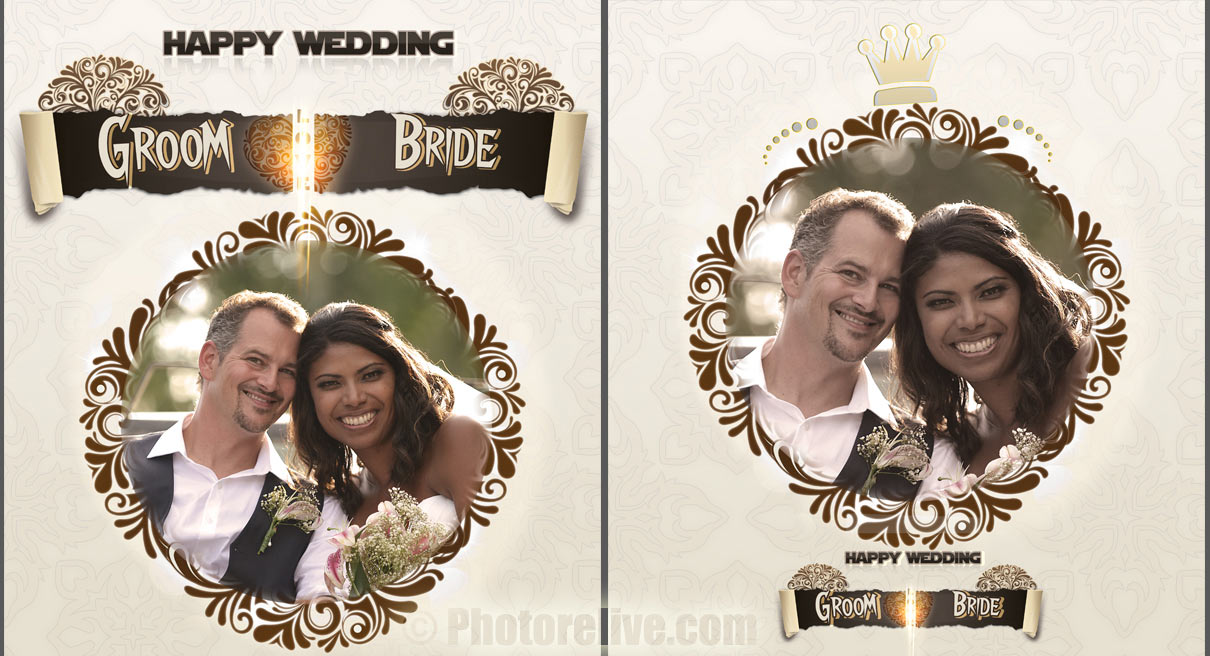 royalty wedding album photo book design