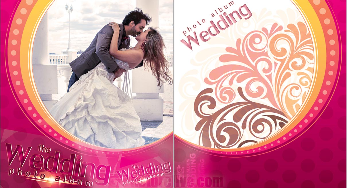 wedding photo design album sample
