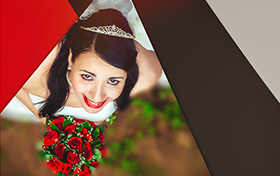 bride photos album photoshop editing