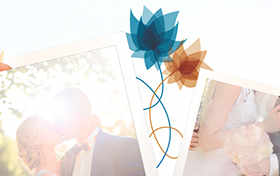 modern wedding photo retouching