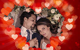 wedding photo post processing sample